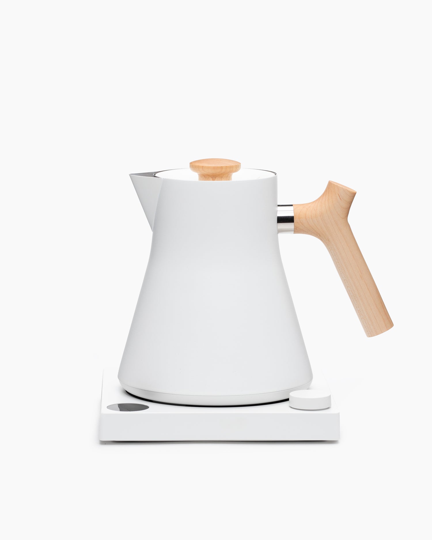Fellow Stagg EKG Matte White Electric Kettle with Maple Handle + Reviews