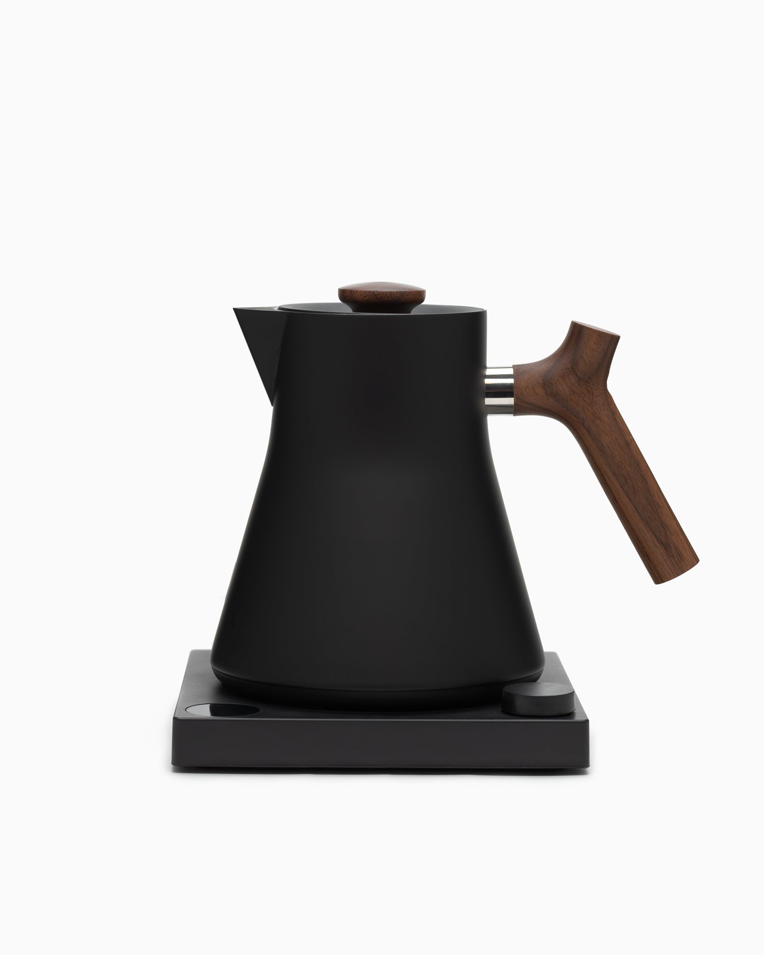 Fellow Corvo EKG Electric Kettle, Black w/ Walnut Accents