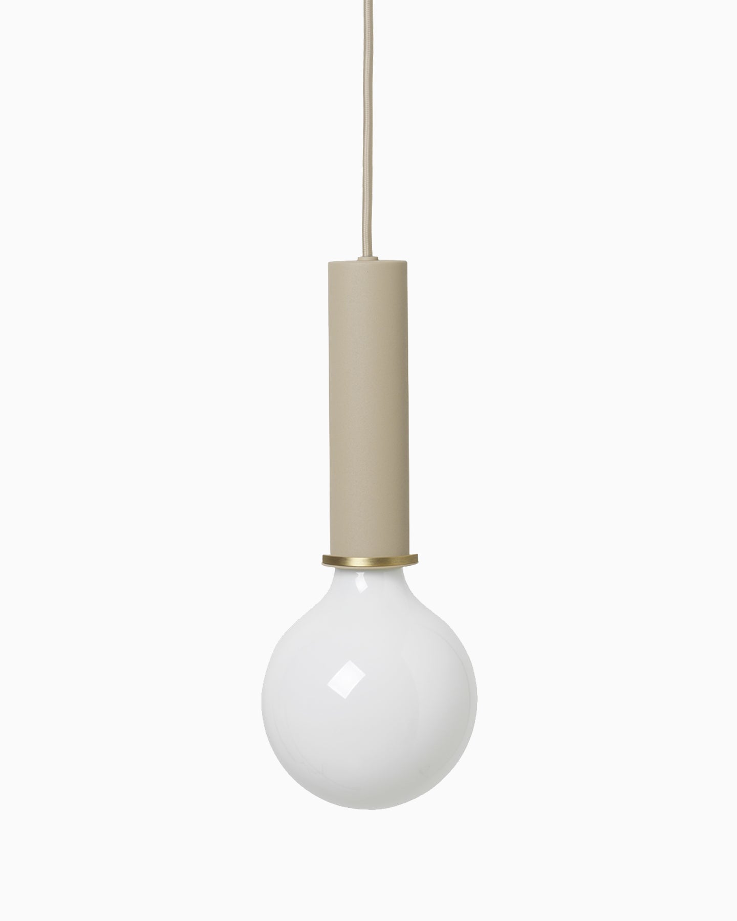Collect Pendant with Cone Shade and Brass Socket by Ferm Living