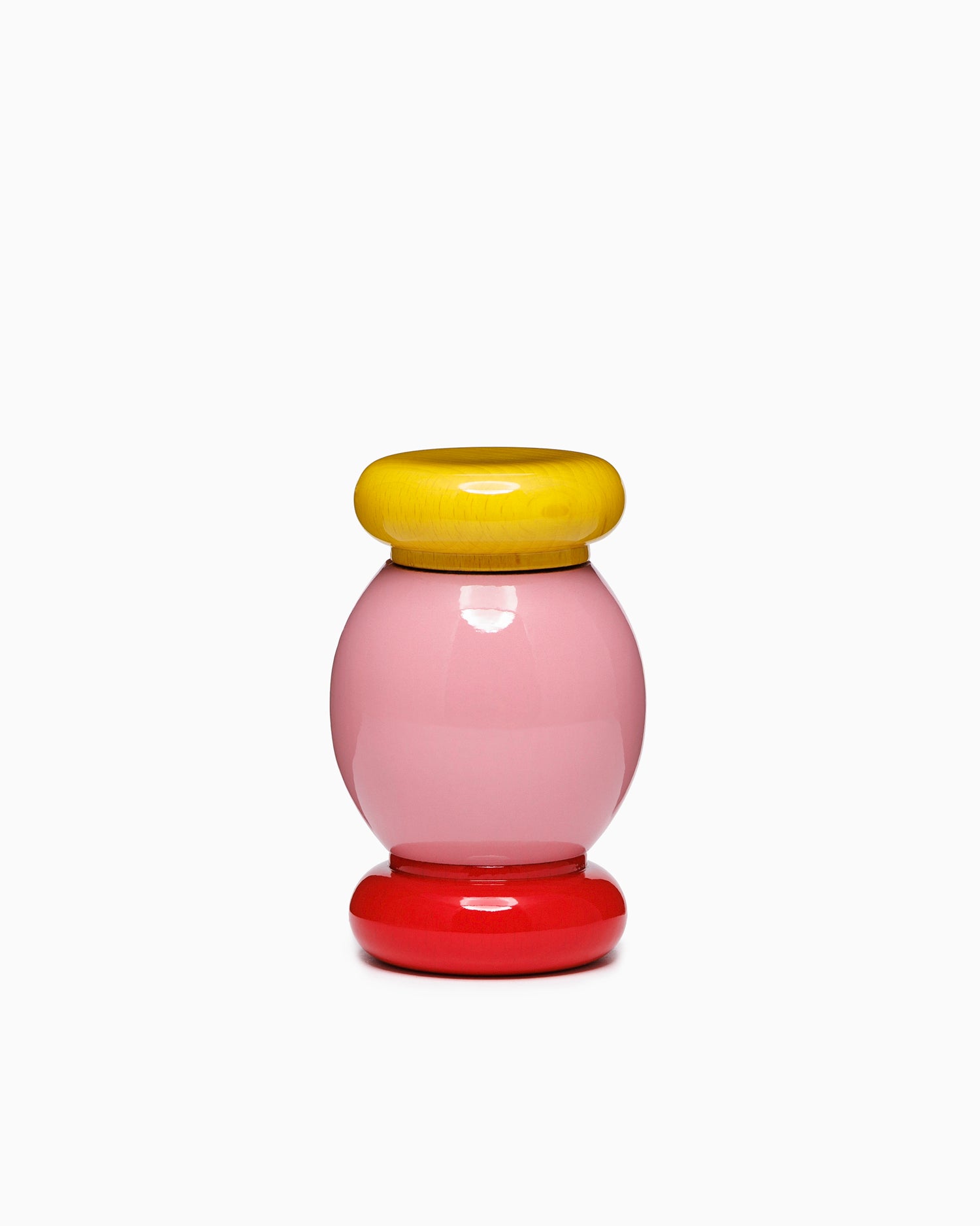 ES18 Twergi Small Salt/Pepper Mill - Pink/Yellow