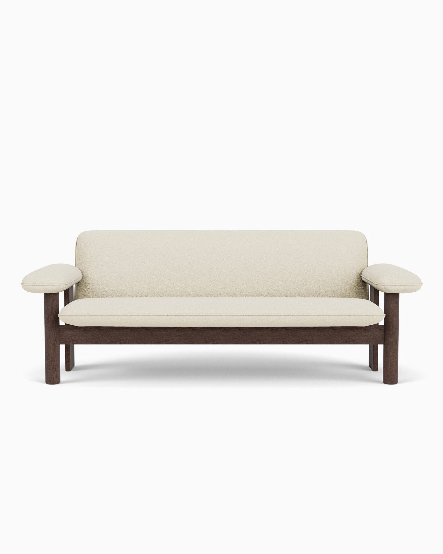 Brasilia 2-Seater Sofa- Dark/Baru