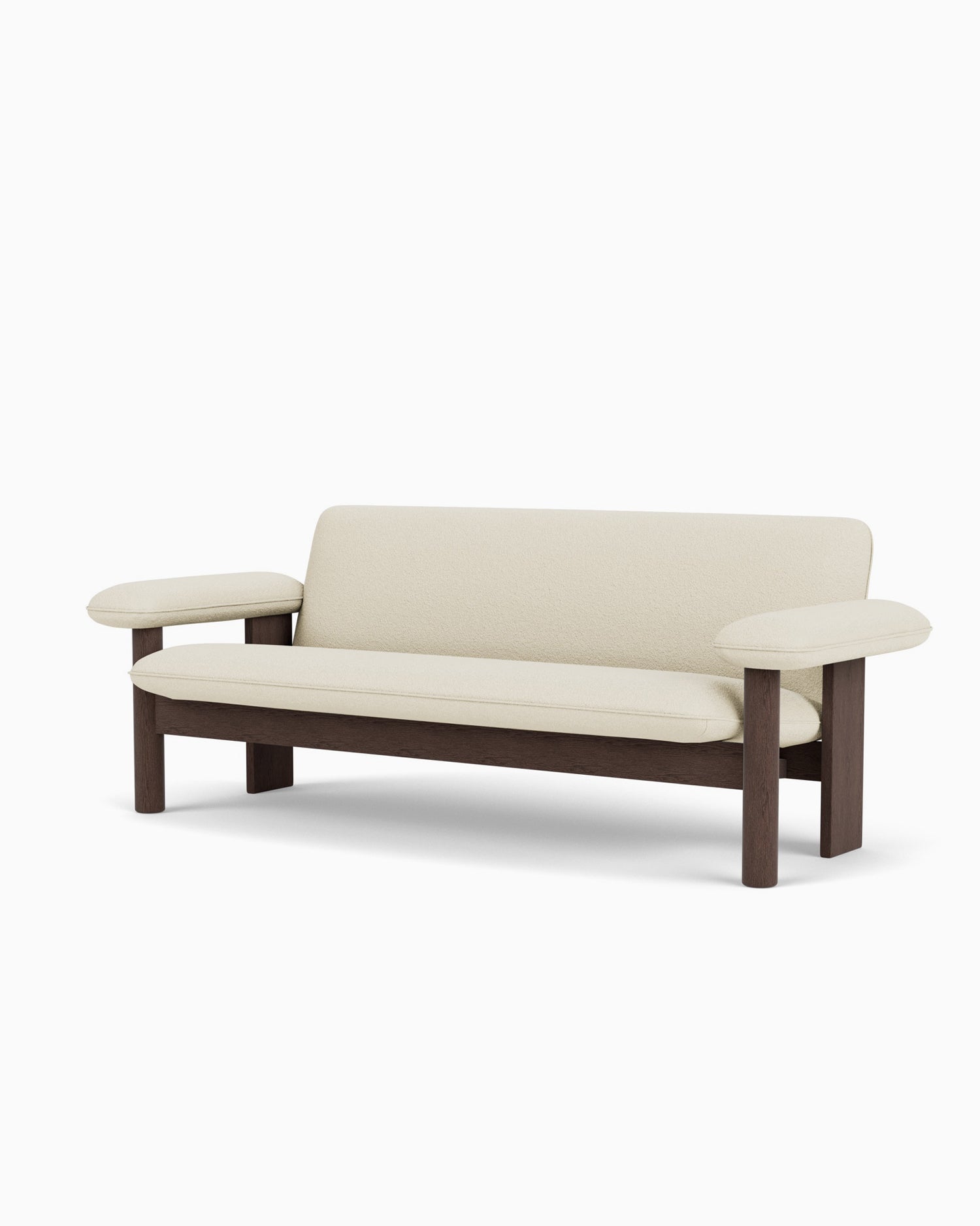 Brasilia 2-Seater Sofa- Dark/Baru