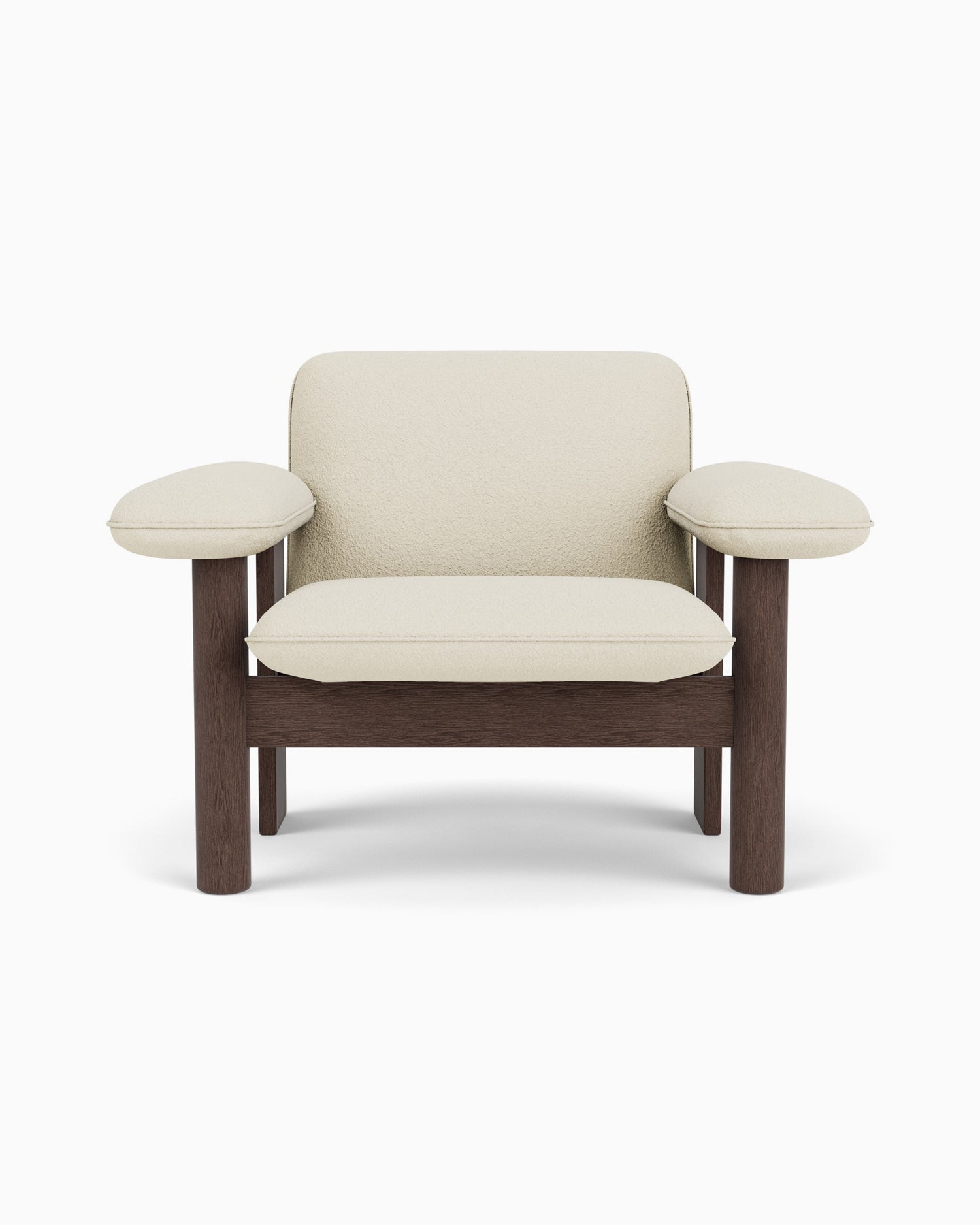 Brasilia Lounge Chair Low - Dark/Baru