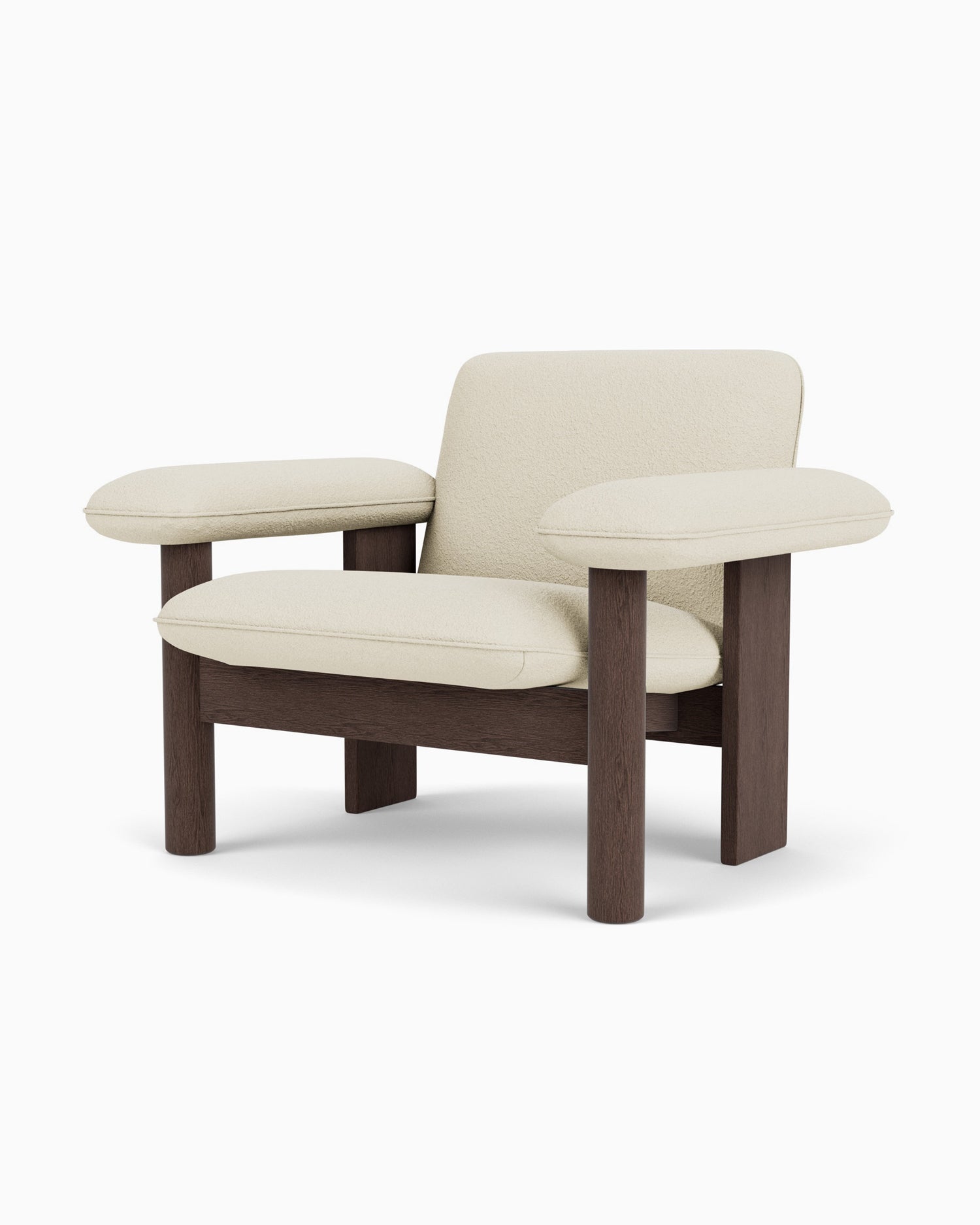 Brasilia Lounge Chair Low - Dark/Baru