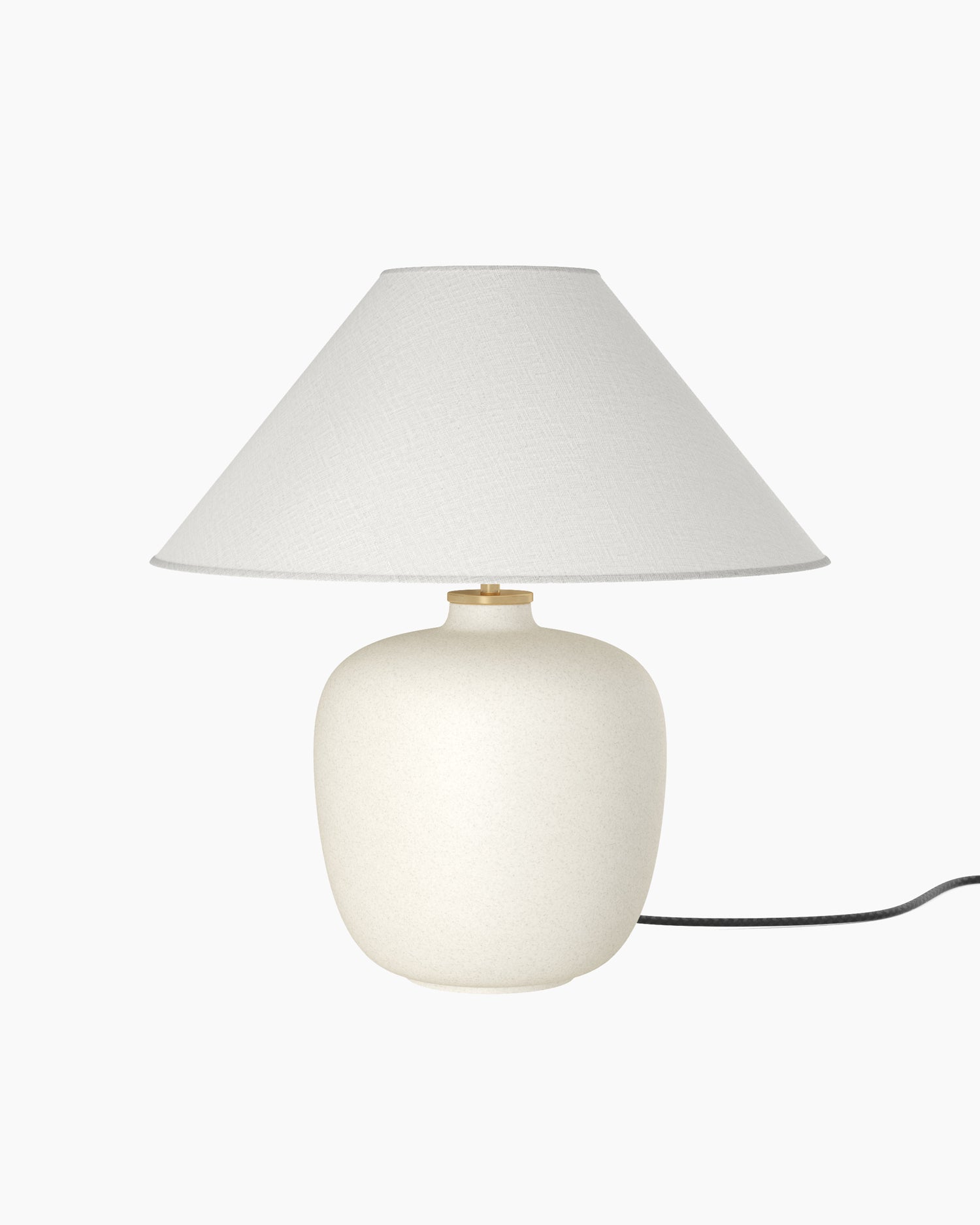 Torso Table Lamp- Sand/Off White