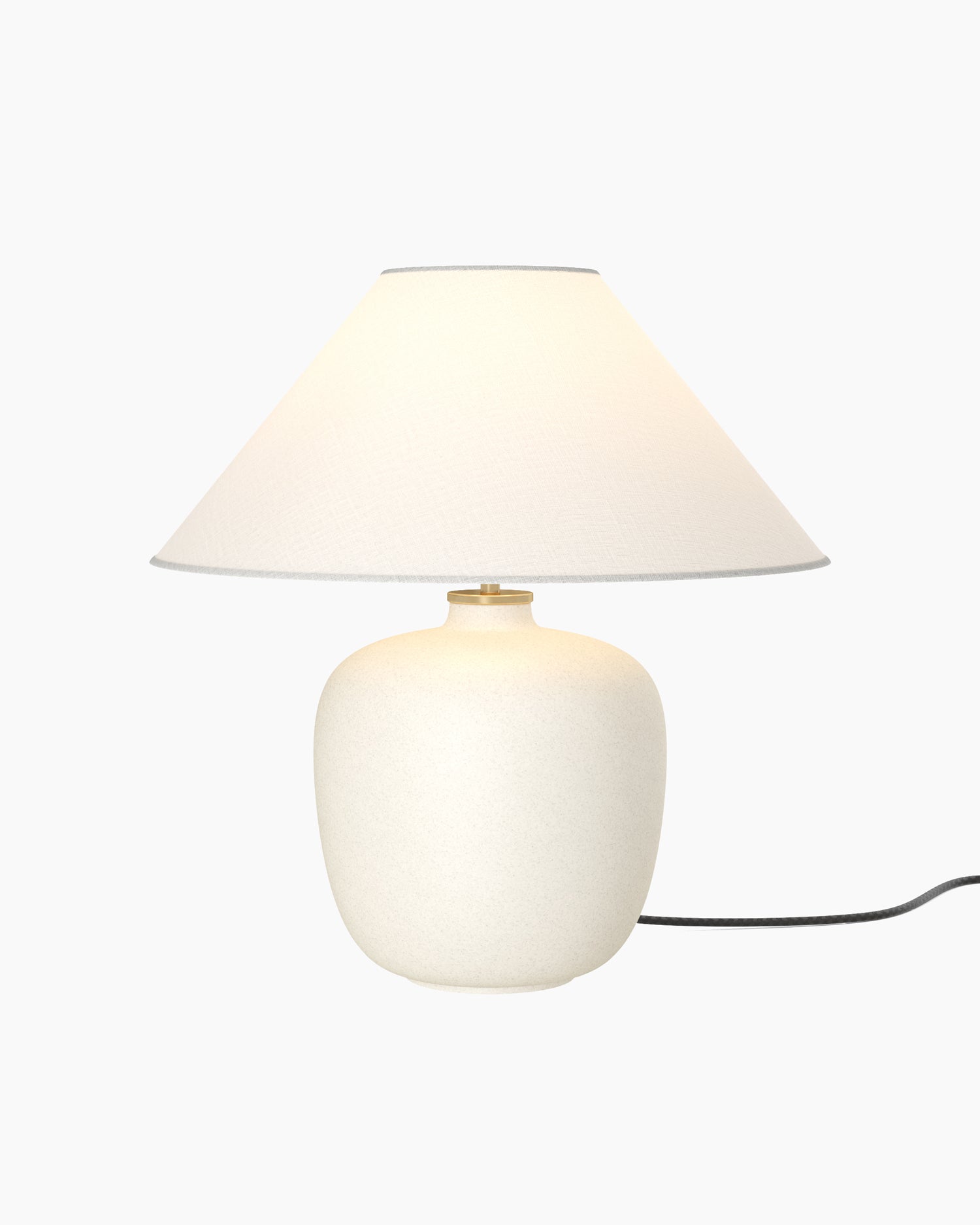 Torso Table Lamp- Sand/Off White