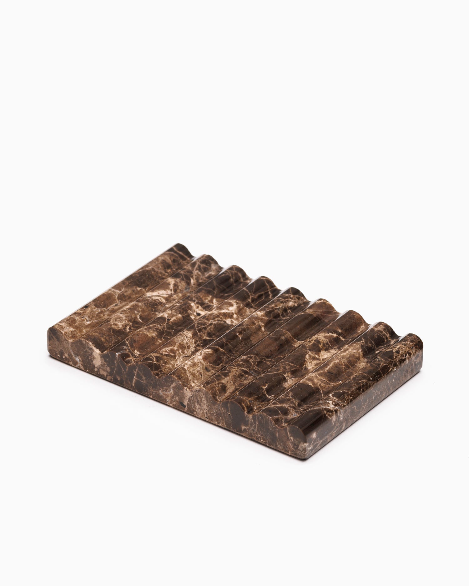 Dark Emperador Marble Soap Dish - Binu Binu