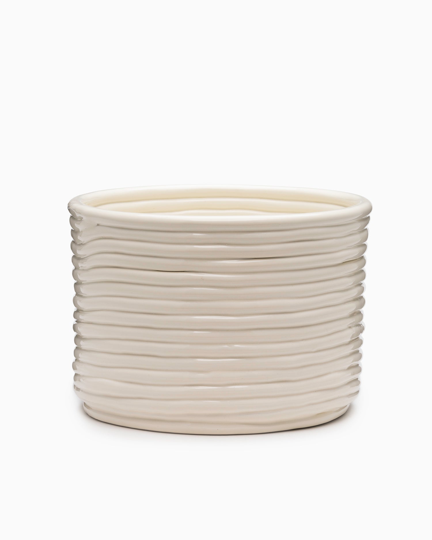 Corduroy Pot - Off-white