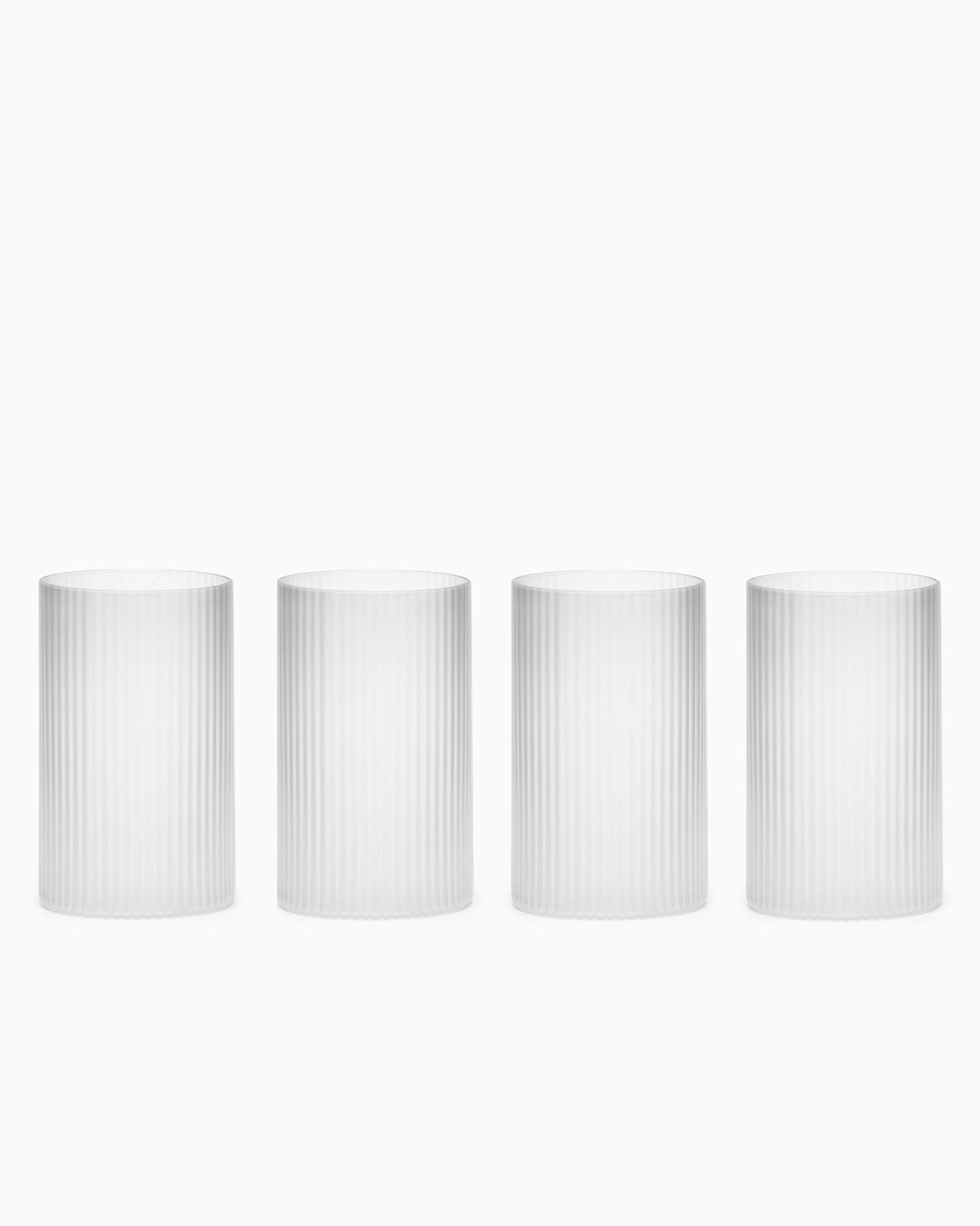 Ripple Verrines Set of 4 - Frosted