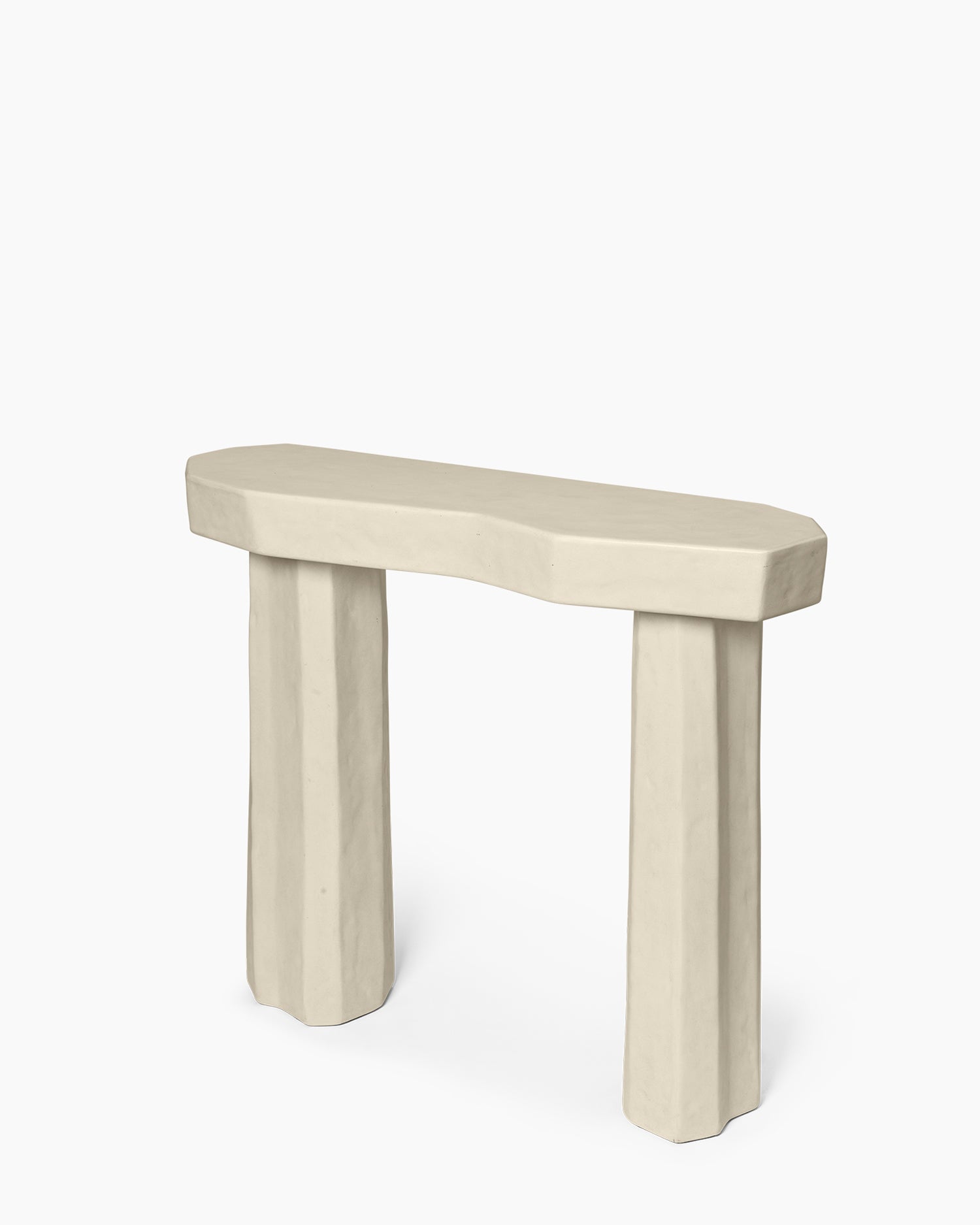 Staffa Console Table - Ivory