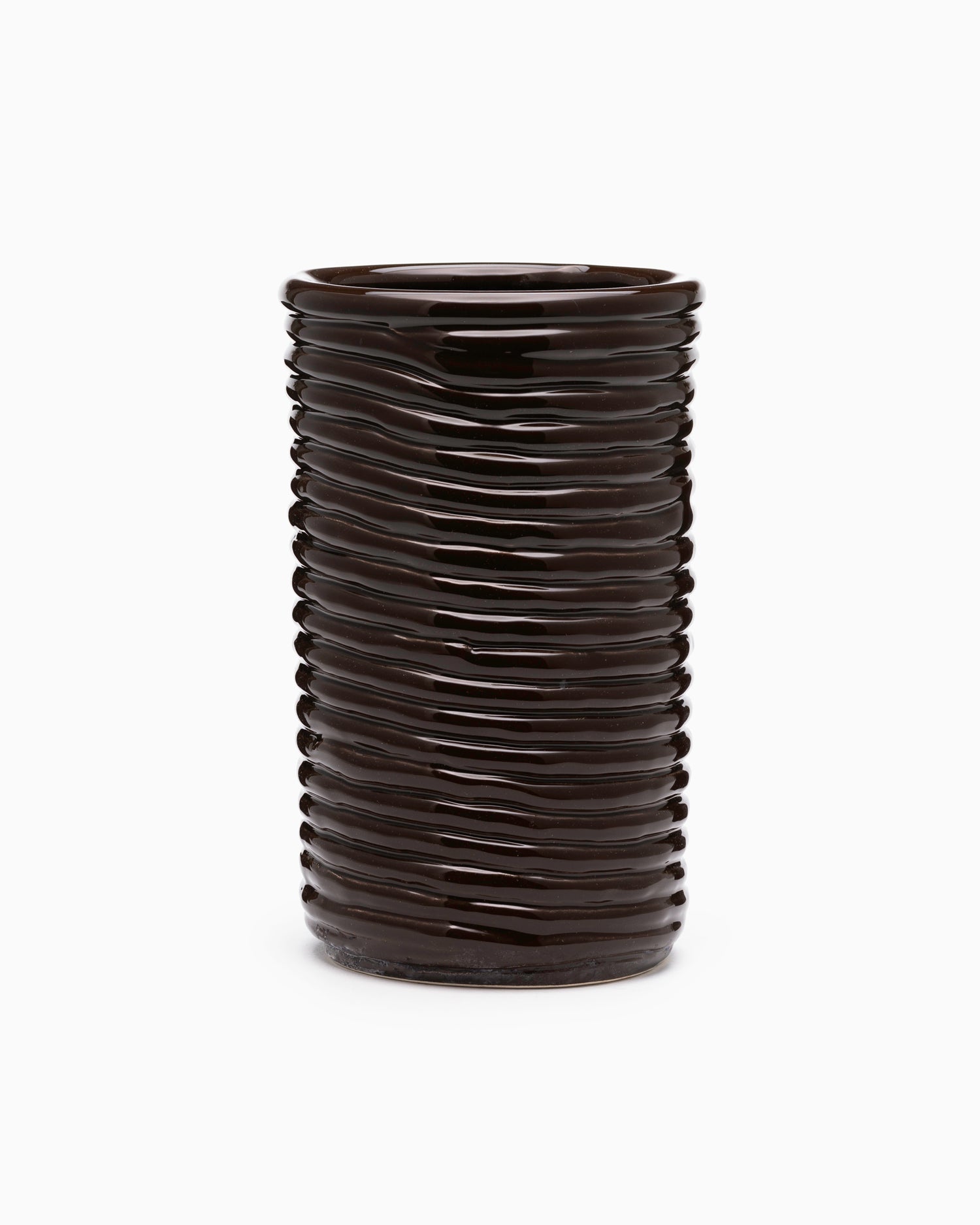 Corduroy Vase - Carob Brown