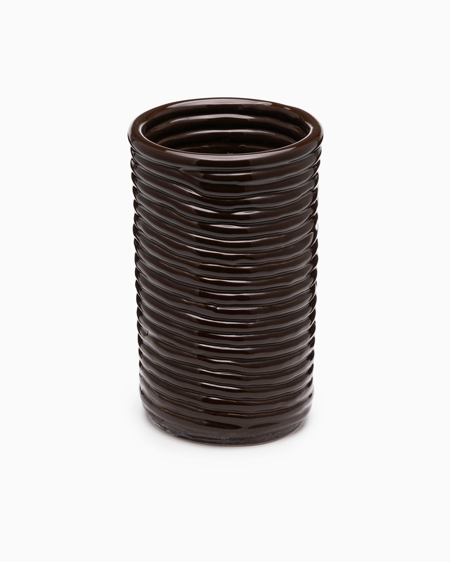 Corduroy Vase - Carob Brown