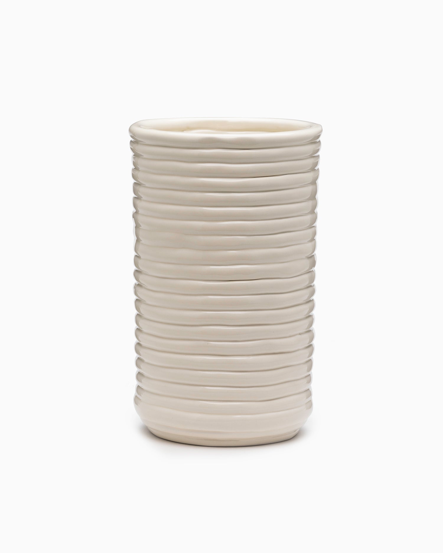 Corduroy Vase - Off-white