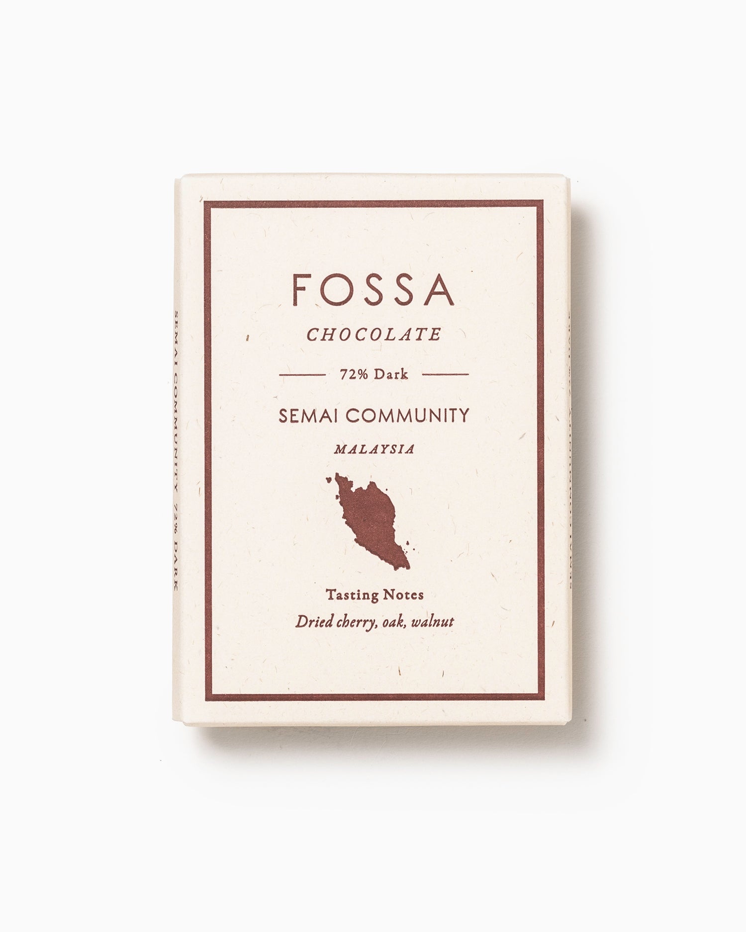 Malaysia - Semai Community 72% Dark Chocolate - Fossa