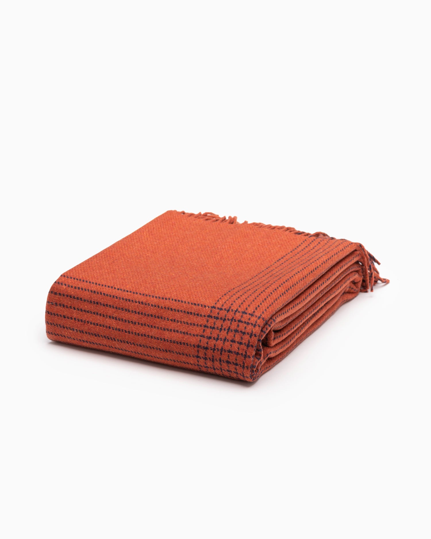 OFS. Cashmere Merino Throw - Aspen Burnt Orange