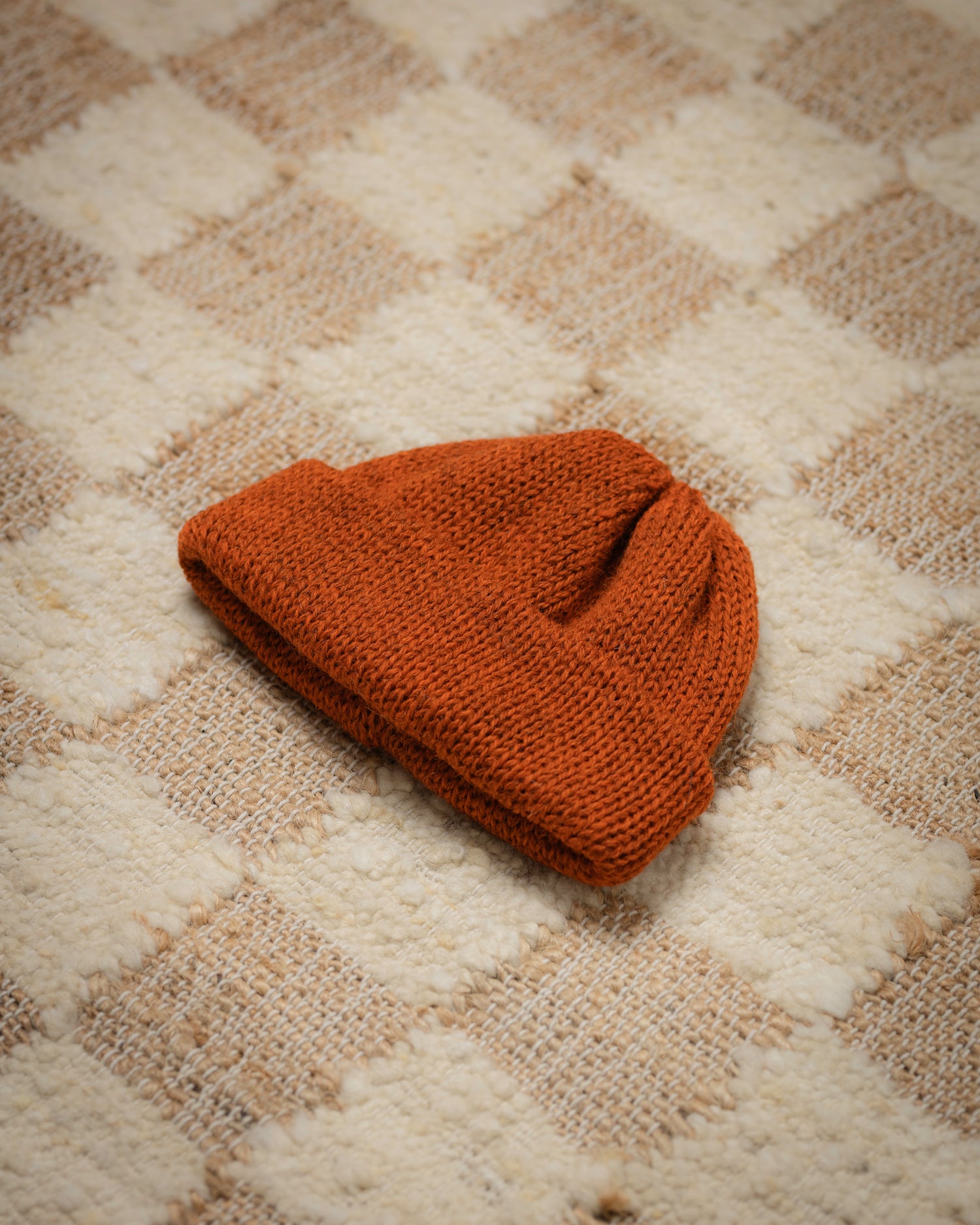 OFS. Short Watchcap Hat - Burnt Orange