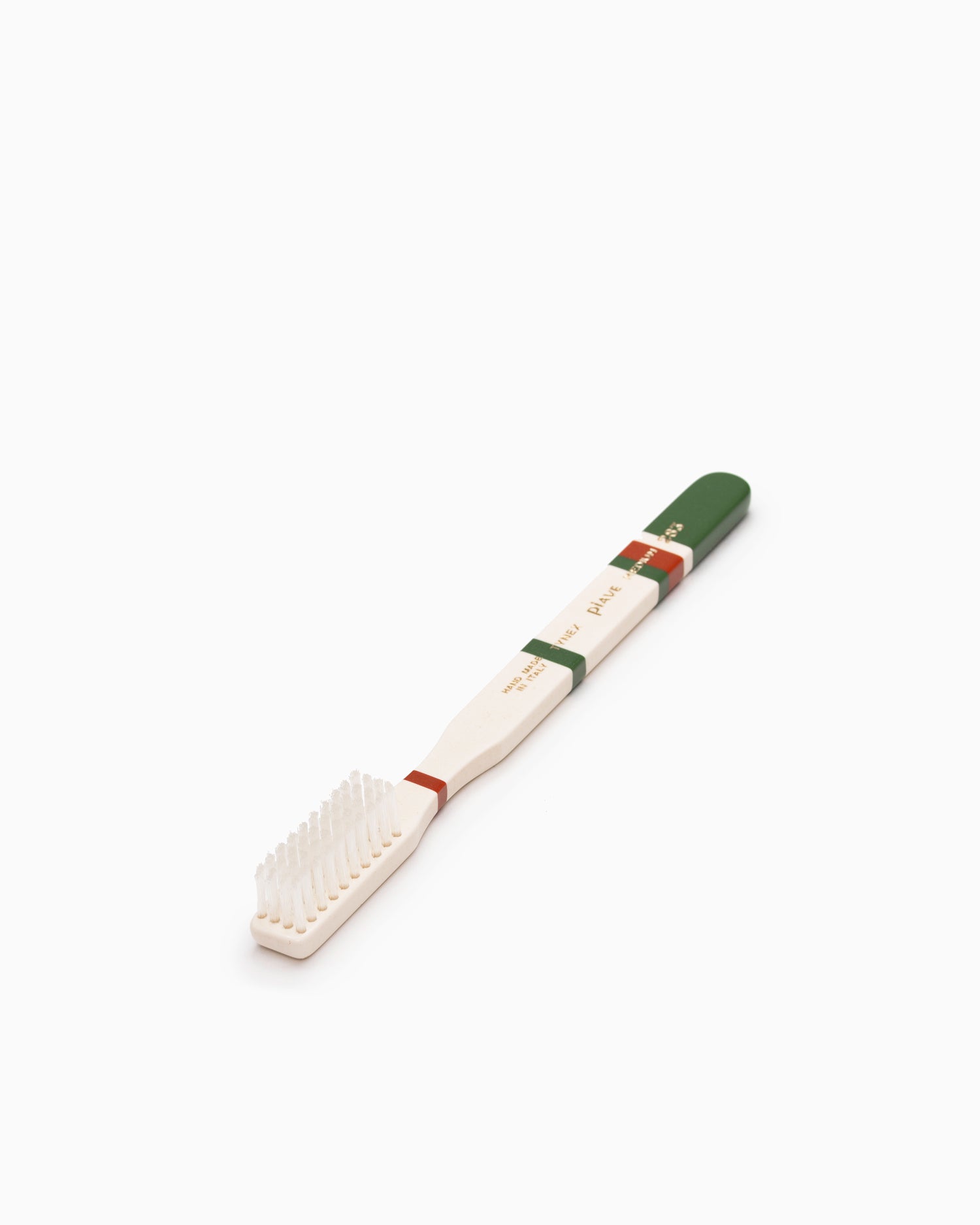 Piave Rome Toothbrush - Olive/Brick