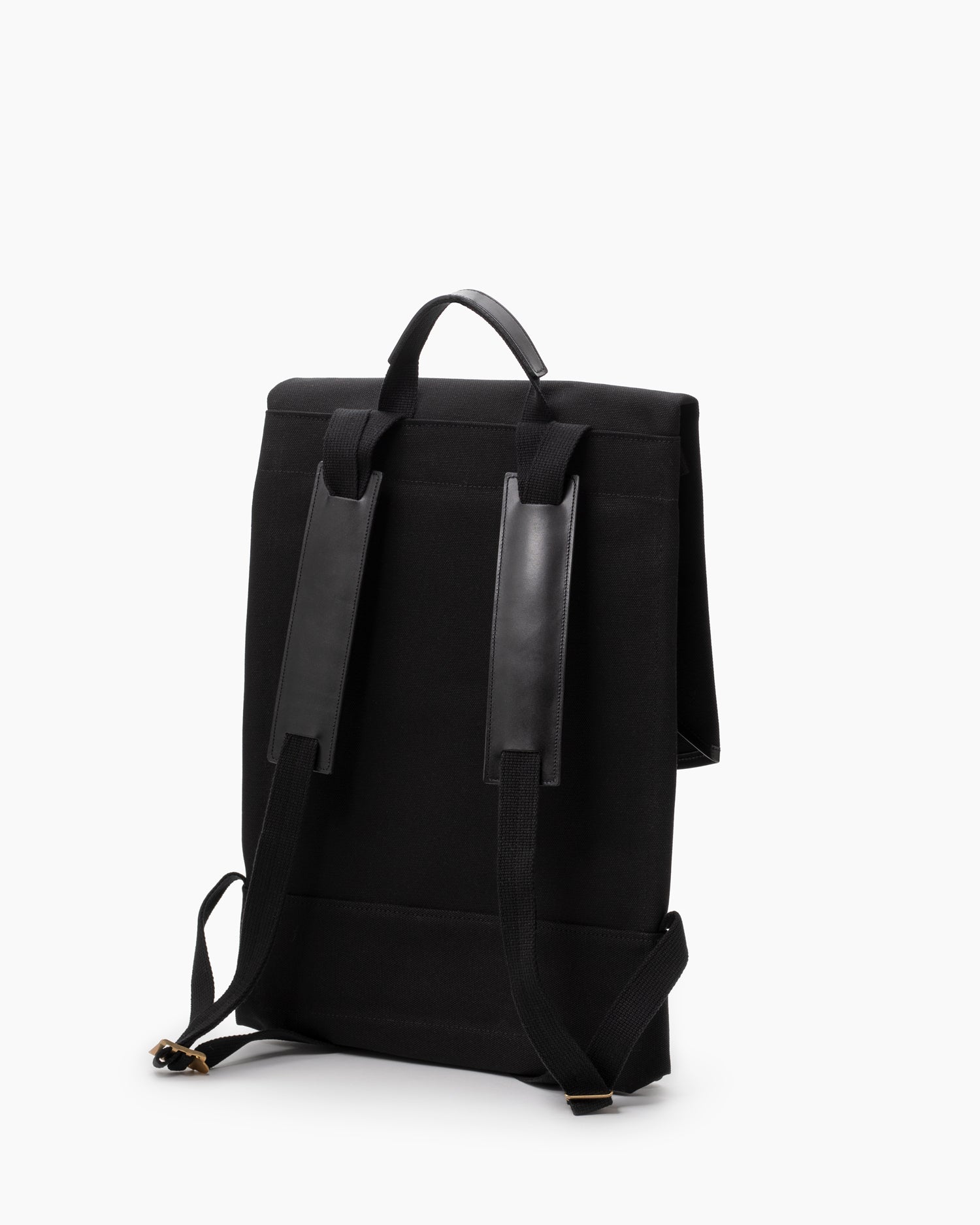 SFI. Fold Top Rucksack Black Black