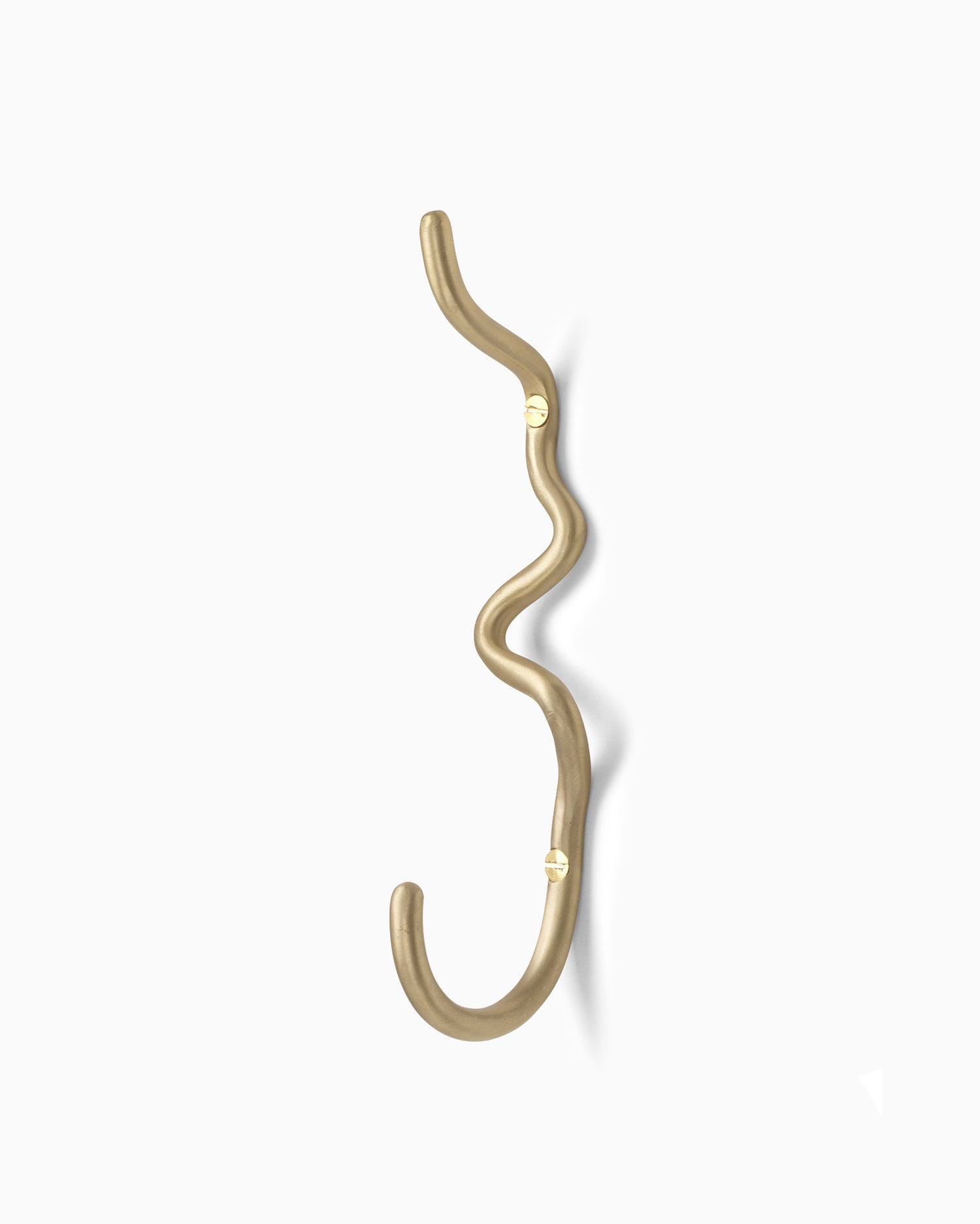 Curvature Hook - Brass