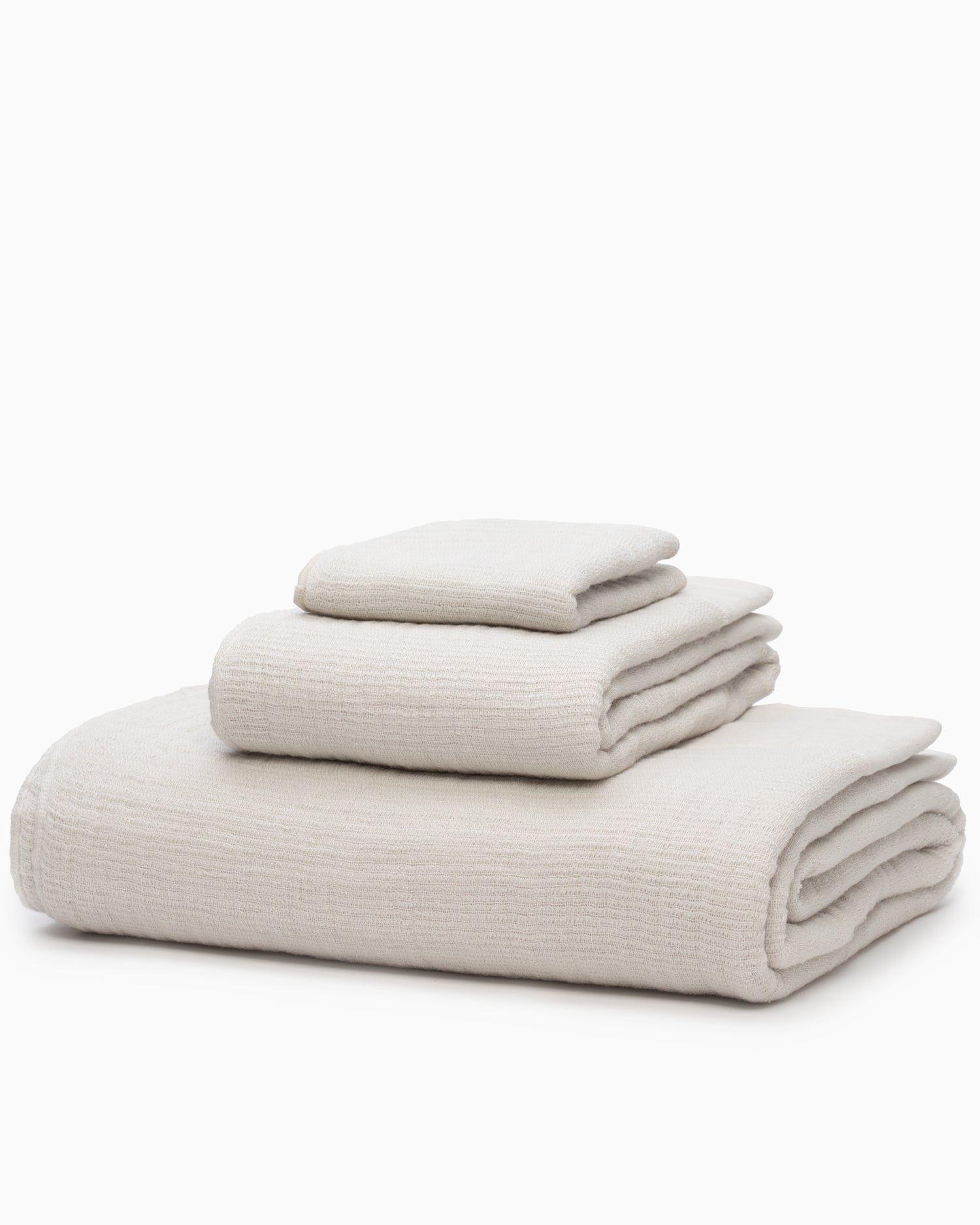 Inner Pile Hand Towel Ivory