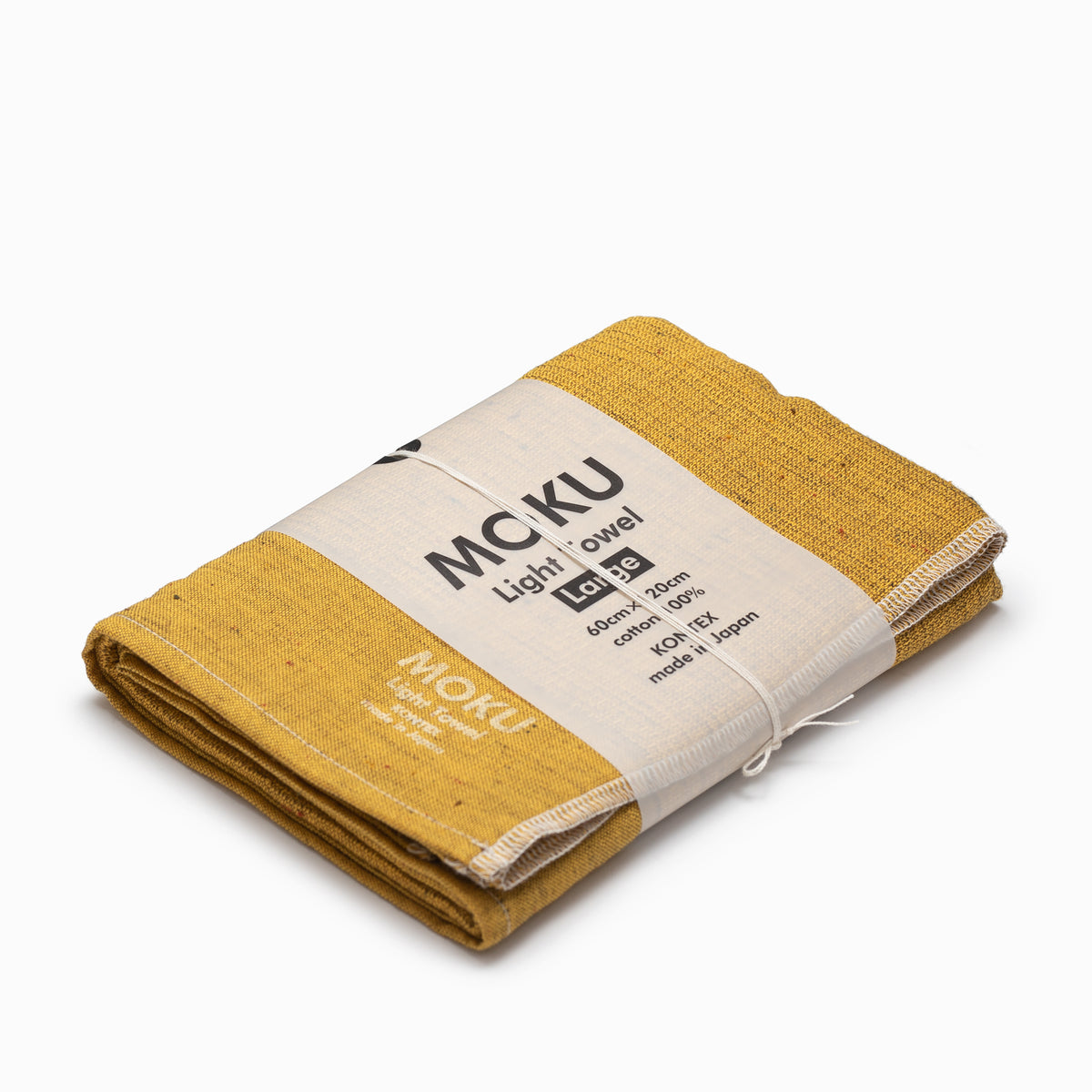 Moku Light Towel, Mustard